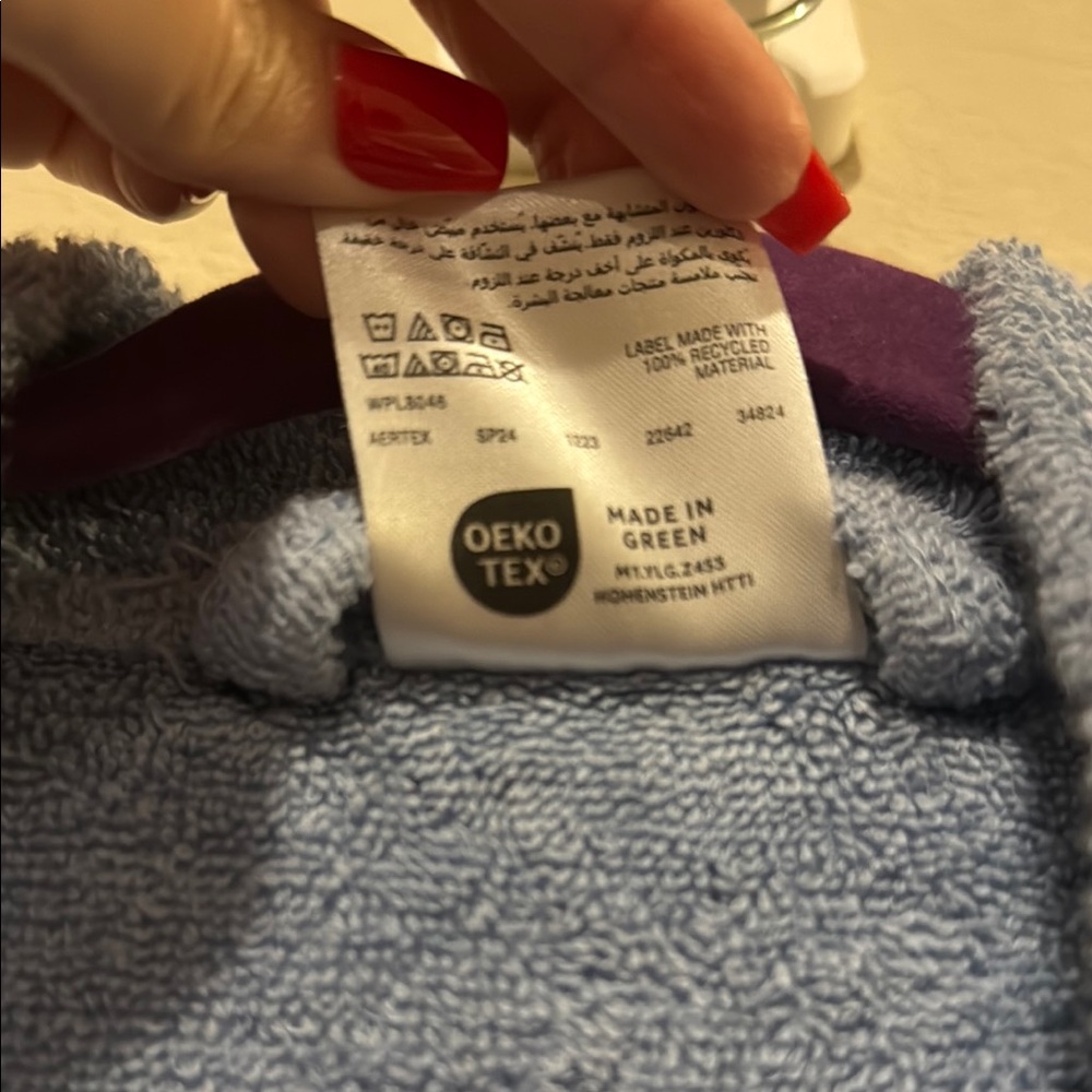Cozy Blue Women's Robe - Picture 3 of 4
